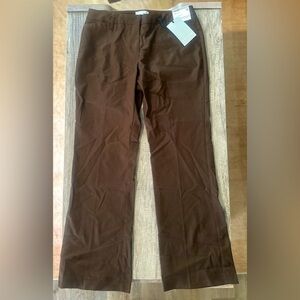 New York & Company The 7th Avenue Mid Rise Brown Bootcut Pants Size 10 Average